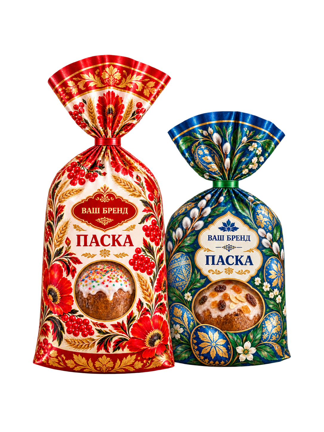 Упаковка для пасхальной выпечки