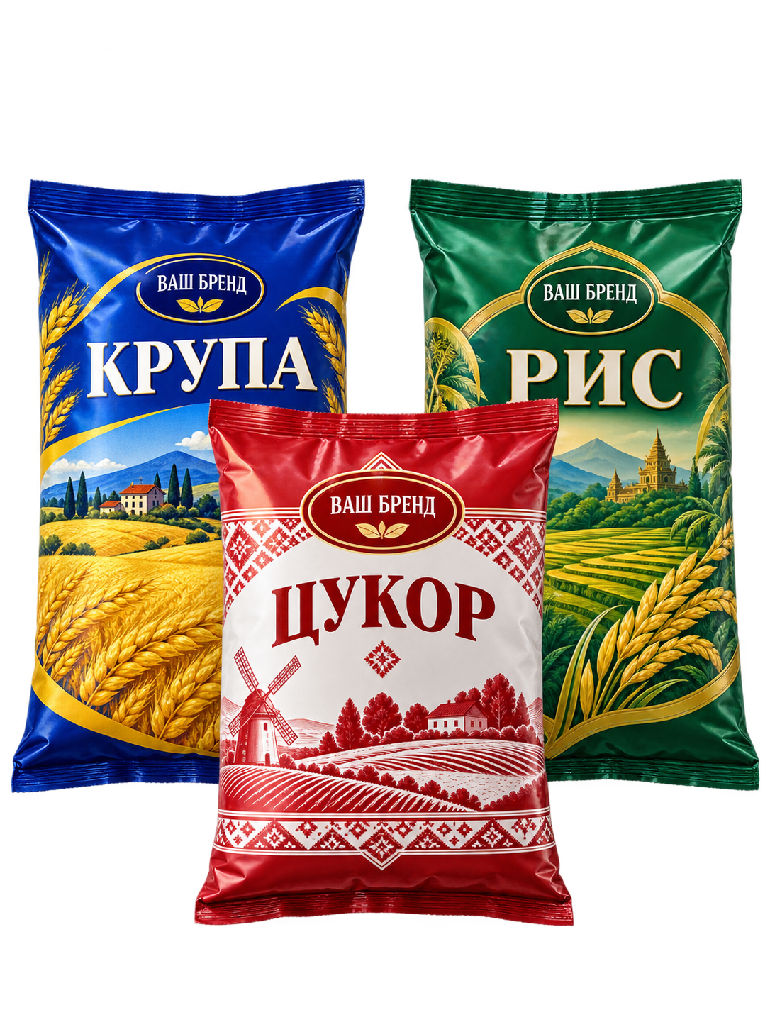 Упаковка для круп и сахара