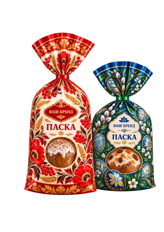 Упаковка для пасхальной выпечки