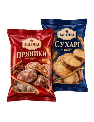 Упаковка для пряников и сухарей