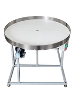 Rotating accumulation table