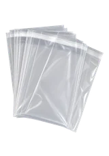Transparent unprinted bags