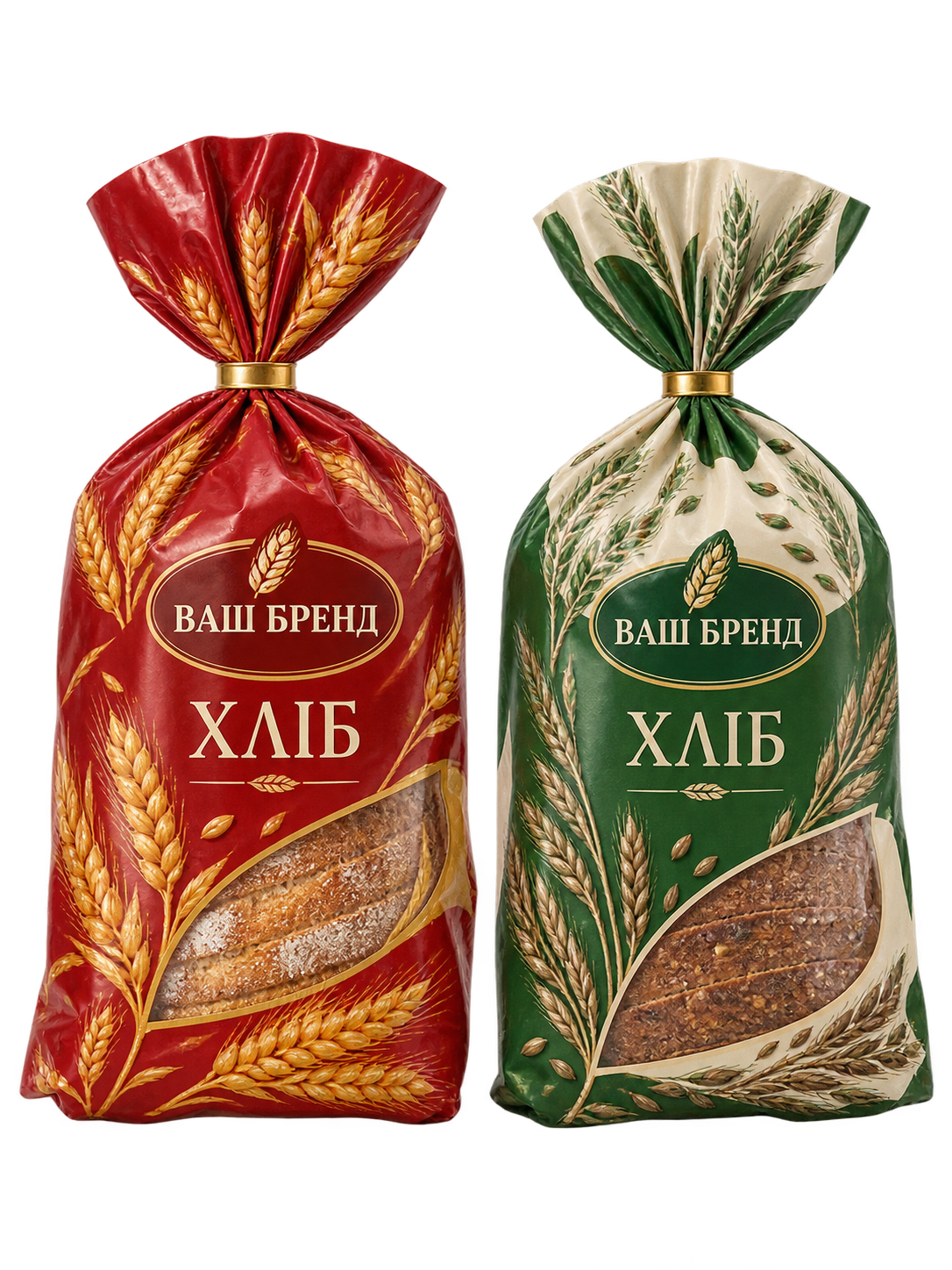 Пакети для хліба з друком